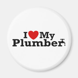 Ich Liebe mein Klempner Magnet