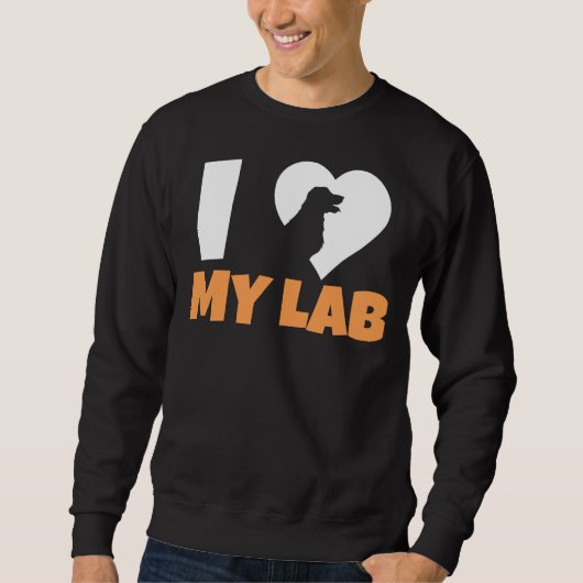 Ich Liebe mein Labrador 211 Sweatshirt (Vorderseite)