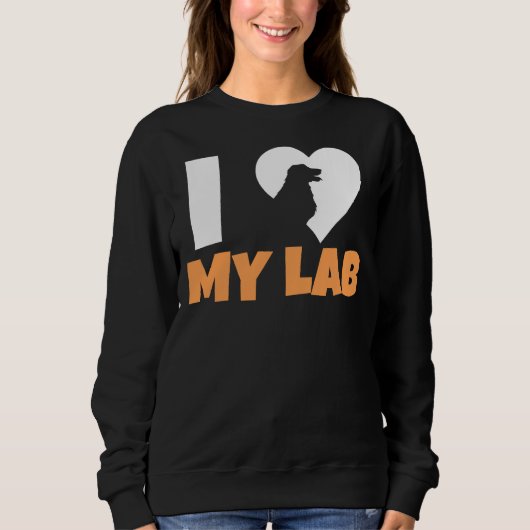 Ich Liebe mein Labrador 211 Sweatshirt (Vorderseite)