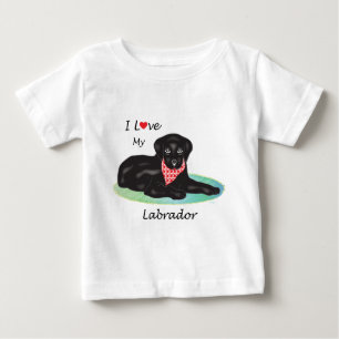 Ich Liebe mein Labrador Baby T - Shirt