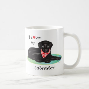 Ich Liebe mein Labrador Kaffeetasse