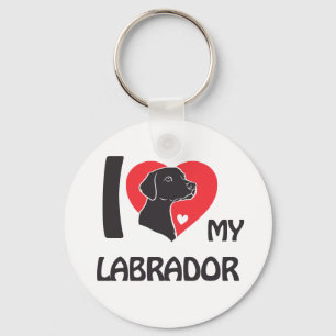 Ich Liebe mein Labrador - Loyal Dog Lover Design Schlüsselanhänger
