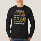 Ich Liebe mein Labrador mehr als mein Kaffee T-Shirt (Vorderseite)