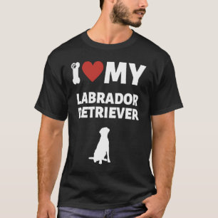 Ich Liebe mein Labrador Retriever Adorable Hund T-Shirt