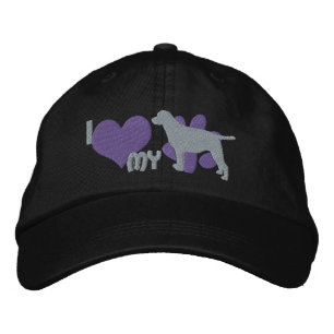 Ich Liebe mein Labrador Retriever bestickter Hut