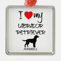 Ich Liebe mein Labrador Retriever Hund