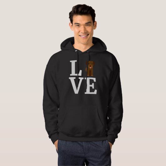 Ich Liebe mein Labrador Retriever Labrador Retriev Hoodie (Vorne ganz)