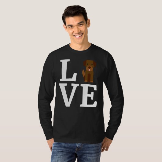 Ich Liebe mein Labrador Retriever Labrador Retriev T-Shirt (Vorne ganz)
