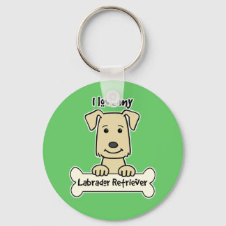 Ich Liebe mein Labrador Retriever Schlüsselanhänger