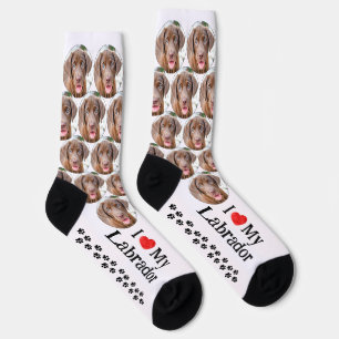 Ich Liebe mein Labrador Schokolade Labrador Hund H Socken