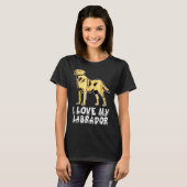 Ich Liebe mein Labrador T-Shirt (Vorne ganz)
