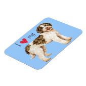 Ich Liebe mein Lagotto Magnet (Linke Seite)