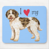 Ich Liebe mein Lagotto Mousepad (Vorne)