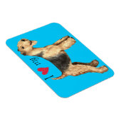 Ich Liebe mein Lakeland Terrier Magnet (Rechte Seite)