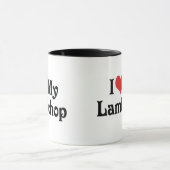 Ich Liebe mein Lambchop Tasse (Zentrum)
