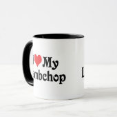 Ich Liebe mein Lambchop Tasse (Vorderseite Links)