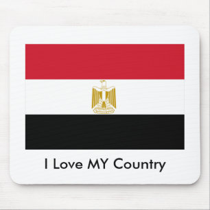 Ich Liebe mein Land Ägypten Flagge der MUSEUM Zazz Mousepad