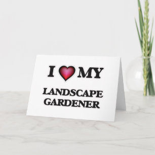 Ich Liebe mein Landschaftsgarten Karte