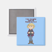 Ich Liebe mein Laptop.. Magnet (Vorderseite/Rückseite)