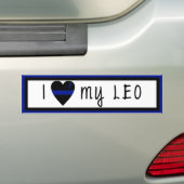 Ich Liebe mein LEO Autoaufkleber (Auf Auto)