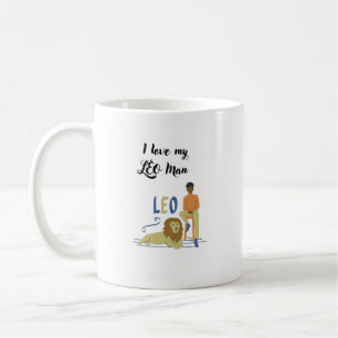 Ich Liebe mein Leo Man Kaffeetasse