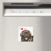 Ich Liebe mein Leonberger Magnet (In Situ (Geschirrspüler))