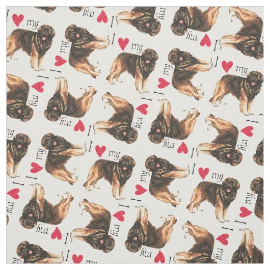 Ich Liebe mein Leonberger Stoff (Muster)