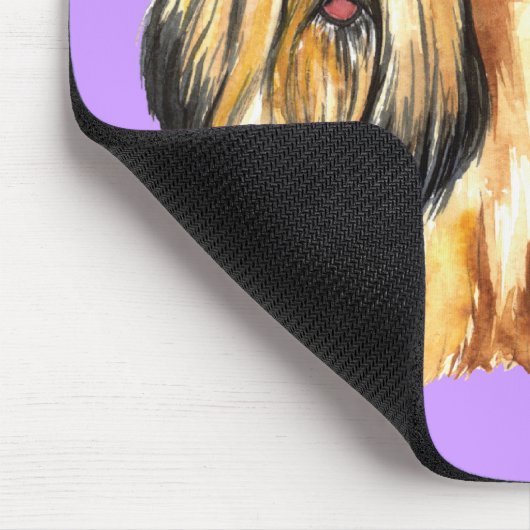 Ich Liebe mein Lhasa Apso Mousepad (Ecke)