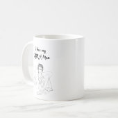 Ich Liebe mein Libra-Mann Kaffeetasse (Vorderseite Links)