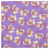 Ich Liebe mein Long Coat Chihuahua Stoff (Muster)