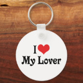 Ich Liebe mein Lover Schlüsselanhänger (Vorderseite)