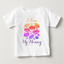 Ich Liebe mein Mama-Kleinkind-T - Shirt
