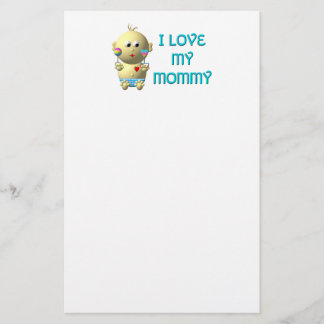 Ich Liebe mein Mami Bouncing Baby mit Herz & Klamm
