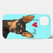 Ich Liebe mein Min-Button Case-Mate iPhone Hülle (Rückseite (Horizontal))