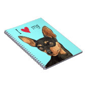 Ich Liebe mein Min-Button Notizblock (Rechte Seite)