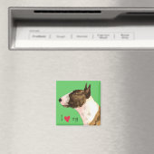 Ich Liebe mein Mini Bull Terrier Magnet (In Situ (Geschirrspüler))