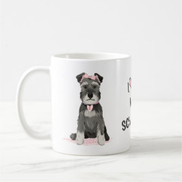 Ich Liebe mein Mini Schnauzer Kaffeetasse