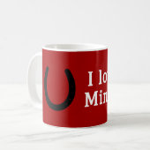 Ich Liebe mein Miniaturpferd Kaffeetasse (Vorderseite Links)
