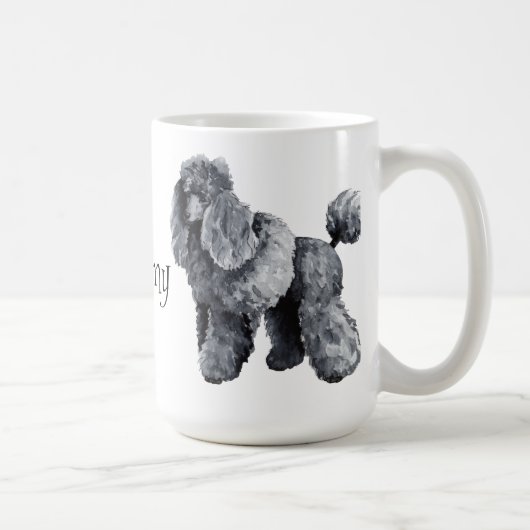 Ich Liebe mein Miniaturpoodle Kaffeetasse (Rechts)