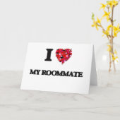 Ich Liebe mein Mitbewohner Karte (Gelbe Blume)