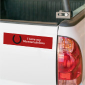 Ich Liebe mein Monterufolinpferd Autoaufkleber (Auf Lkw)