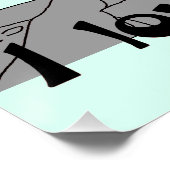 Ich Liebe Mein Mops Poster (Ecke)