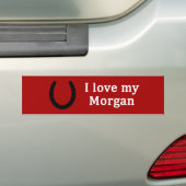 Ich Liebe mein Morganpferd Autoaufkleber (Auf Auto)