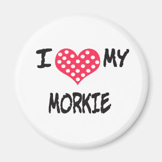 Ich Liebe mein Morkie Magnet