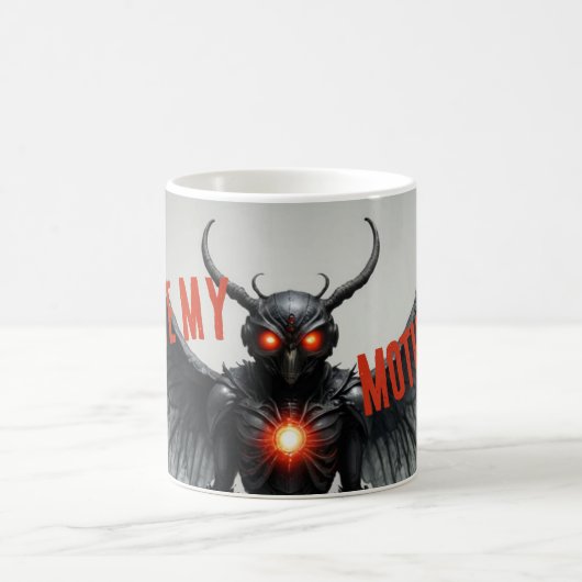 Ich Liebe mein Mothman Kaffeetasse (Mittel)