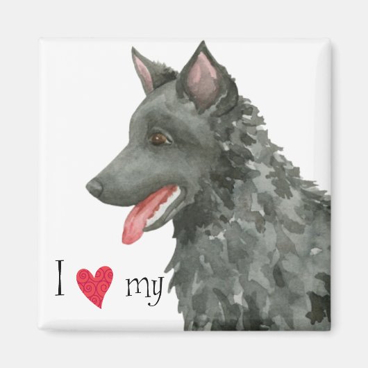 Ich Liebe mein Mudi Magnet (Vorne)