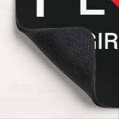 ICH LIEBE MEIN MUSEUPAD MIT FREUNDIN MOUSEPAD (Ecke)