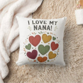 Ich Liebe mein Nana Country Herz Kissen (Decke)