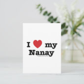 Ich Liebe mein Nanay Postkarte (Stehend Vorderseite)