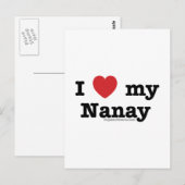 Ich Liebe mein Nanay Postkarte (Vorne/Hinten)